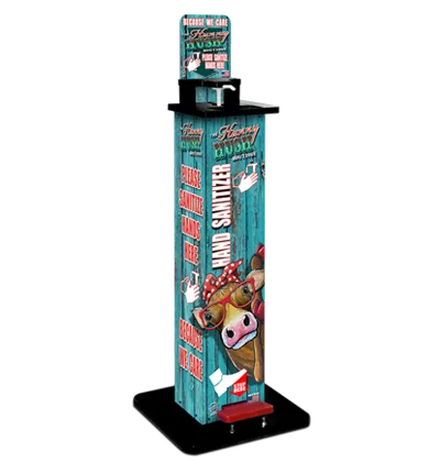 Custom Model Sanitizer Station